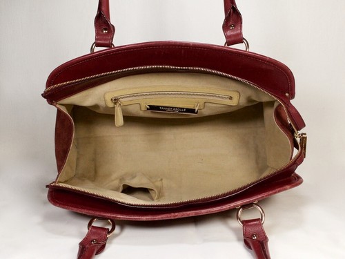 Bolso de mano grande cuero TANNER KROLLE color Burdeos - Imagen 20 de 22