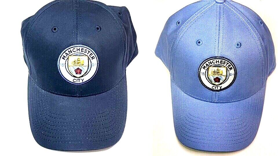 Manchester City Caps Navy or Light Football Offici Cap Financial sales sale Blue Club Ranking TOP2
