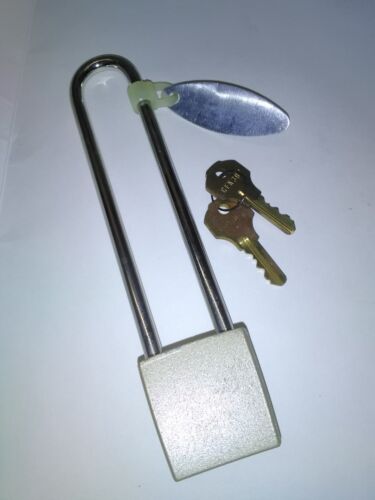Vintage Corbin Bicycle Padlock Long Shackle NOS Never Used 6.75"