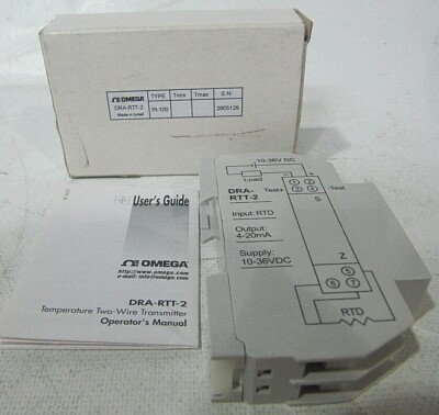 (NEW)   Engineering Pt-100 RTD Temperature 2-Wire   DRA-RTT-2 #E10