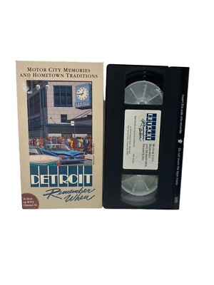 Detroit Remember When VHS As Seen on Public TV Motor City Traditions