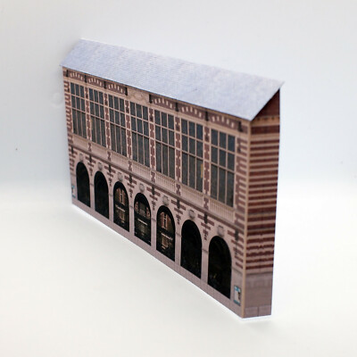 O Gauge Low Relief Factory Scale Model Railway Building - Sarik Hobbies - Foto 5