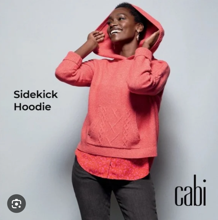 Cabi New NWT Sidekick Hoodie #4473 Reddish pink XS - XL Was