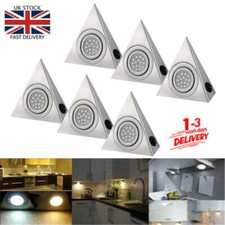 LED Mains Triangle Light Kitchen Under Cabinet Cupboard Wall Counter Lights Lamp