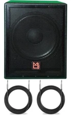 MR DJ PRO5000BT 15" 5000W Pro Active Subwoofer with 2 Speaker Output Package