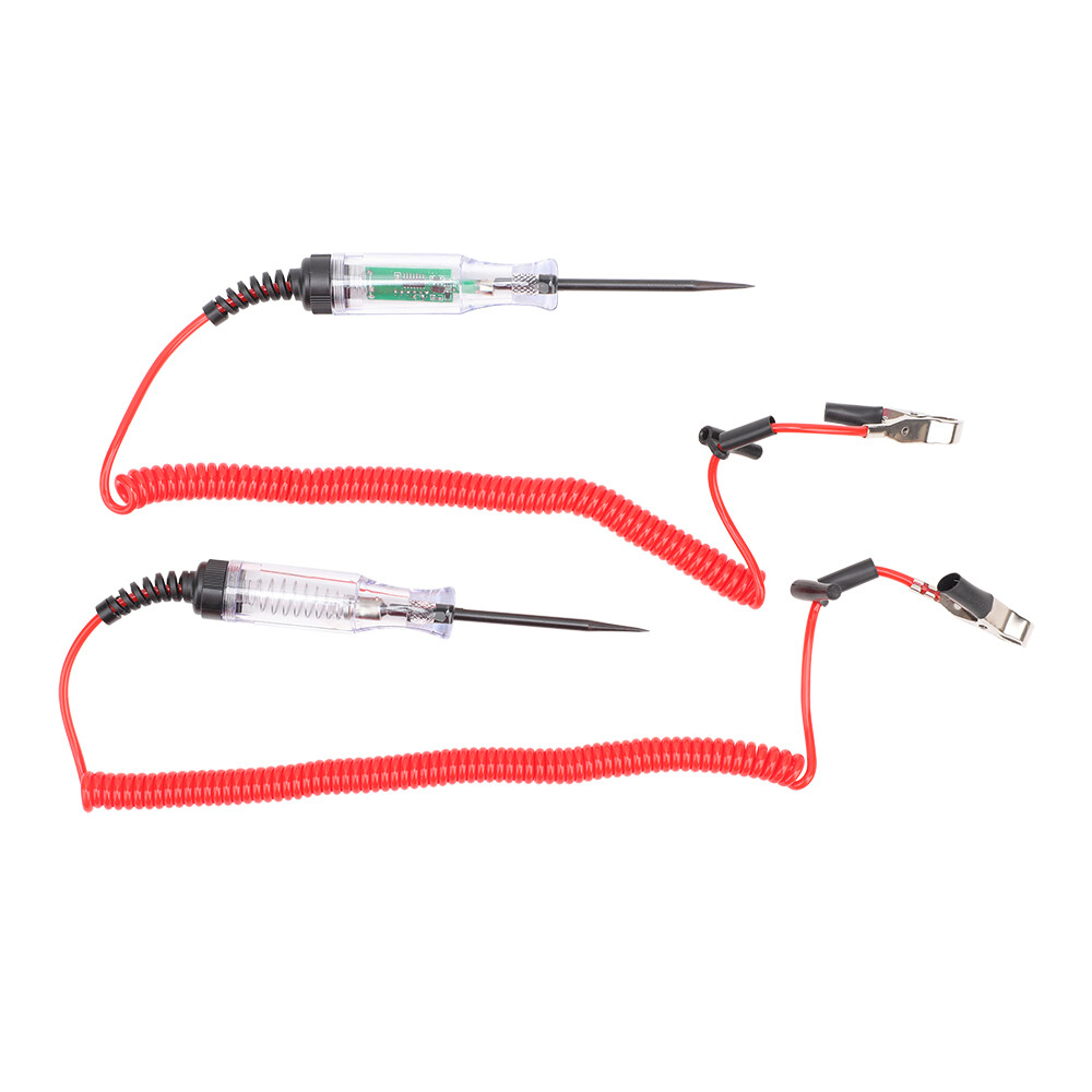 2X 6V/12V/24V Digital Electric Voltage Circuit Tester Auto Test Light Car Truck