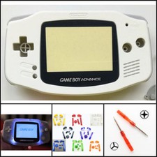 Nintendo Game Boy Advance GBA Front Light Frontlight AGS-001 Full Kit White