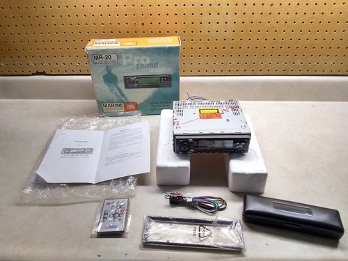 Rare VTG NOS JBL MR-20 Marine Deck, Prospec Electronics, Flip Face, CD/FM/AM