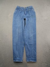 Vintage 90s Calvin Klein High Rise Blue Denim Mom Jeans Size 12 USA Made