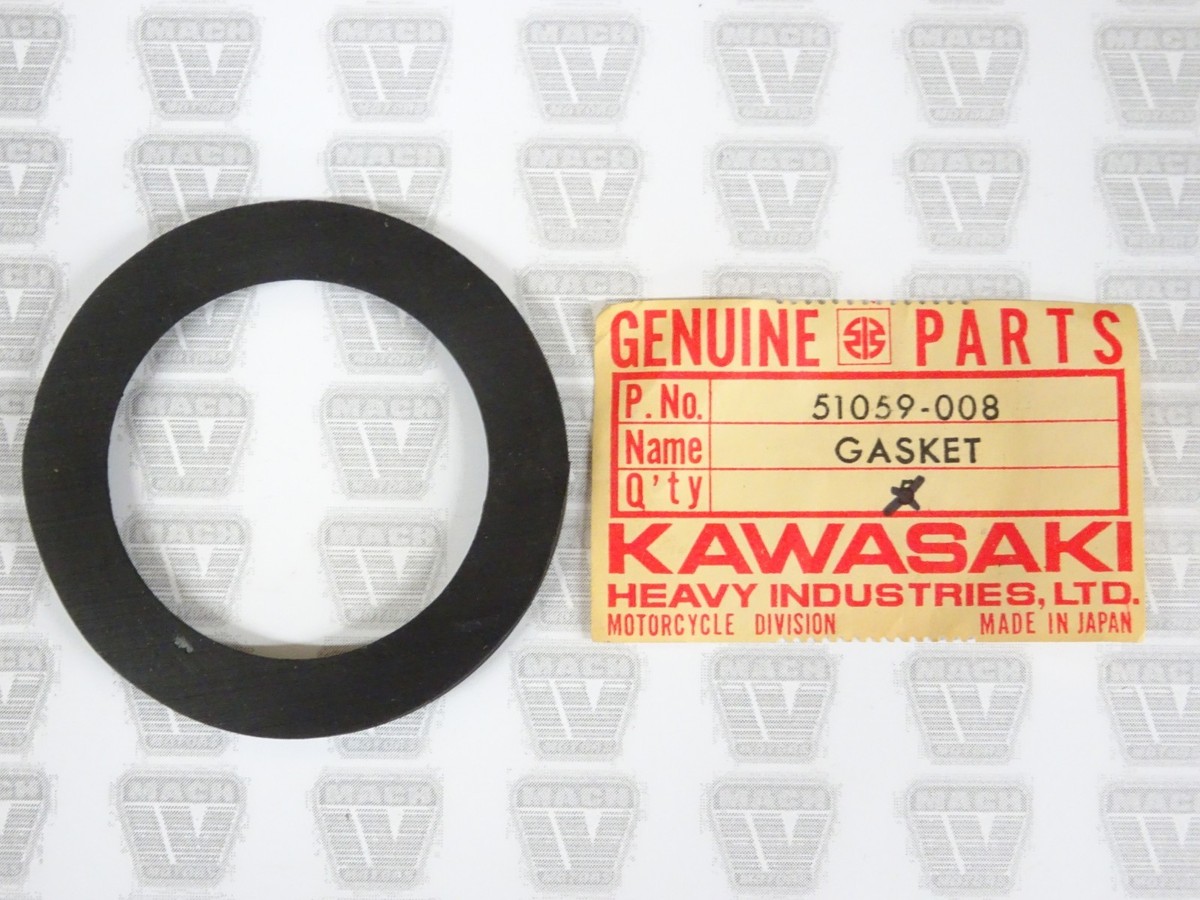 Kawasaki NOS NEW 51059-008 Fuel Tank Cap Gasket Z1 H1 H2 S1 S2 S3