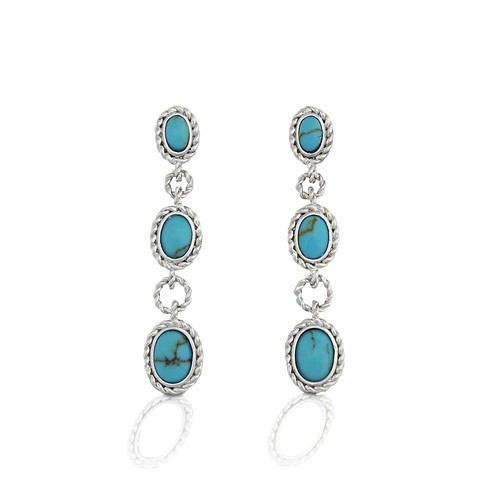 Orecchini Pendenti Mariana Africa Collection &ndash; Jet Nero E Cristalli Swarovski Austria