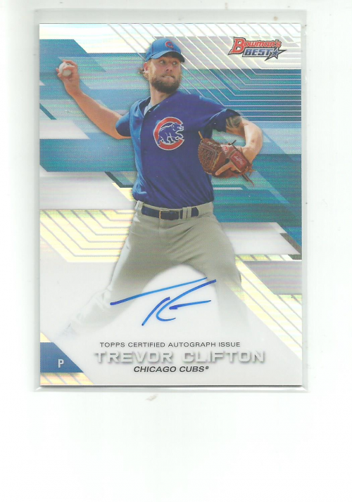 2017 BOWMAN'S BEST BEST OF '17 AUTOGRAPHS REFRACTORS #B17TC TREVOR
