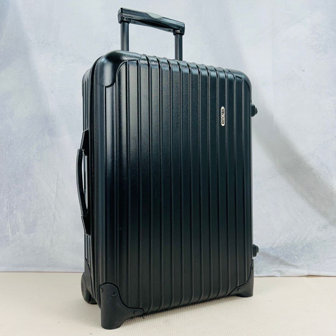 RIMOWA SALSA 35L Matte Black, Vintage 2-Wheel Cabin Size Luggage 