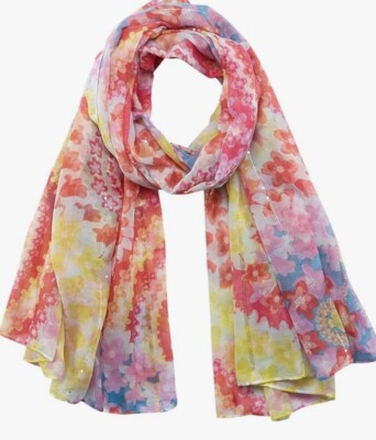 DESIGUAL  Women's Galactic Hypnotic Fashion Scarf