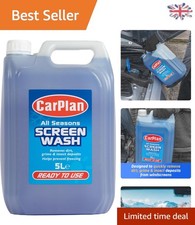 All Seasons Ready Mixed Screen Wash, 5L - Streak-Free Formula for Safe Driving 1.60 per litre