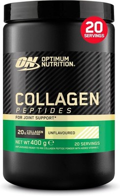 (51,43EUR/kg) Optimum Nutrition - Collagen Peptides Powder 400g Dose Unflavoured