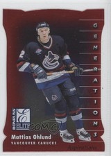1997 Donruss Elite Generations Die-Cut Aspirations /750 Mattias Ohlund #139 0m0