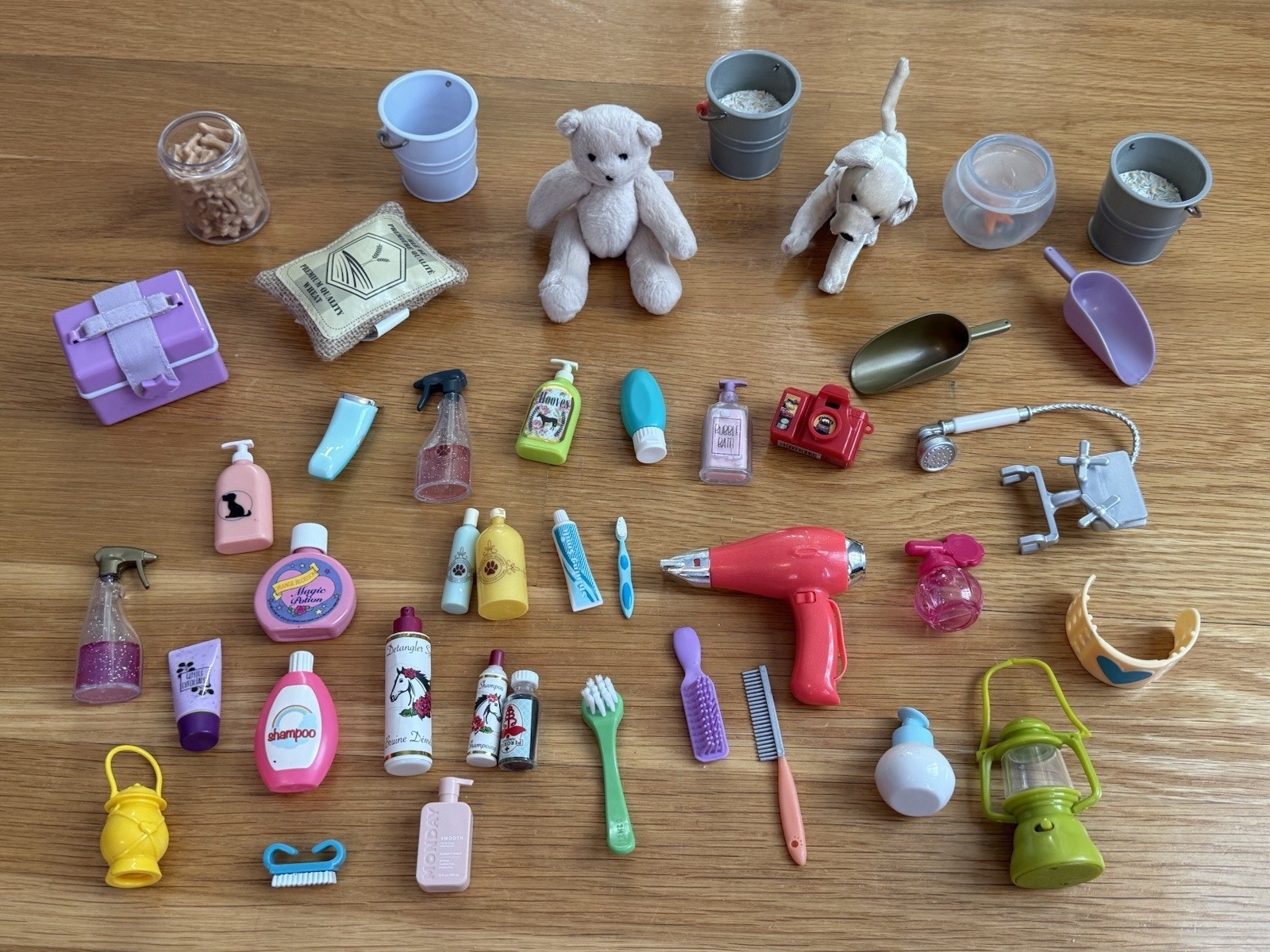 18” Doll American Girl & Our Generation Dog & Pet Grooming Vet Bitty Bear Lot