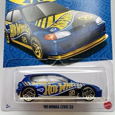 🔥2026 Hot Wheels 58th Anniversary Blue and Gold #2 '92 Honda