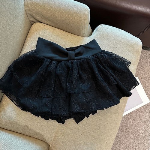 Womens Coquette Bloomers Photoshoot Skort Lolita Skirted Shorts Vintage Casual - Picture 10 of 32