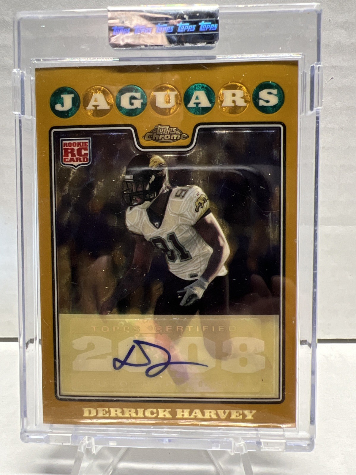 Derrick Harvey Topps Chrome #TC238 Autograph