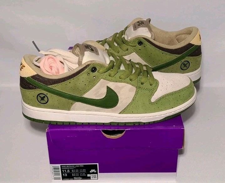 Nike SB Dunk Low Pro Yuto Horigome | Mens Sz 11.5 | Asparagus