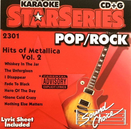 SOUND CHOICE STAR SERIES - HITS OF METALLICA - VOL 2 - SC2301