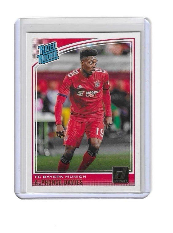 2018-19 Panini Donruss Rated Rookie Alphonso Davies #176 RC Rookie
