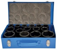 "Adler Schlagschrauber-Stecknuss-Set 1\" 15-Teilig Aus Cr-Mo Stahl"