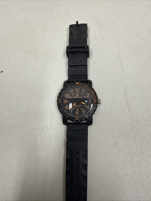Smith & Wesson Men s Watch Black Face Orange Numbers Japanese Movements 