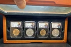 2021 -T-1 & T-2 Four Coin Set - 2 ea 1 oz Gold Eagles & 2 ea 1 oz Silver Eagles