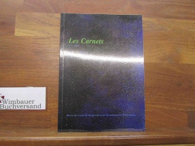 Les carnets : revue du Centre de Recherche et de Documentation Ernst Jünger No 7