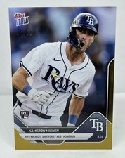 2025 Topps Now #14 Kameron Misner RC Tampa Bay Rays GOLD FOIL Parallel 15/50