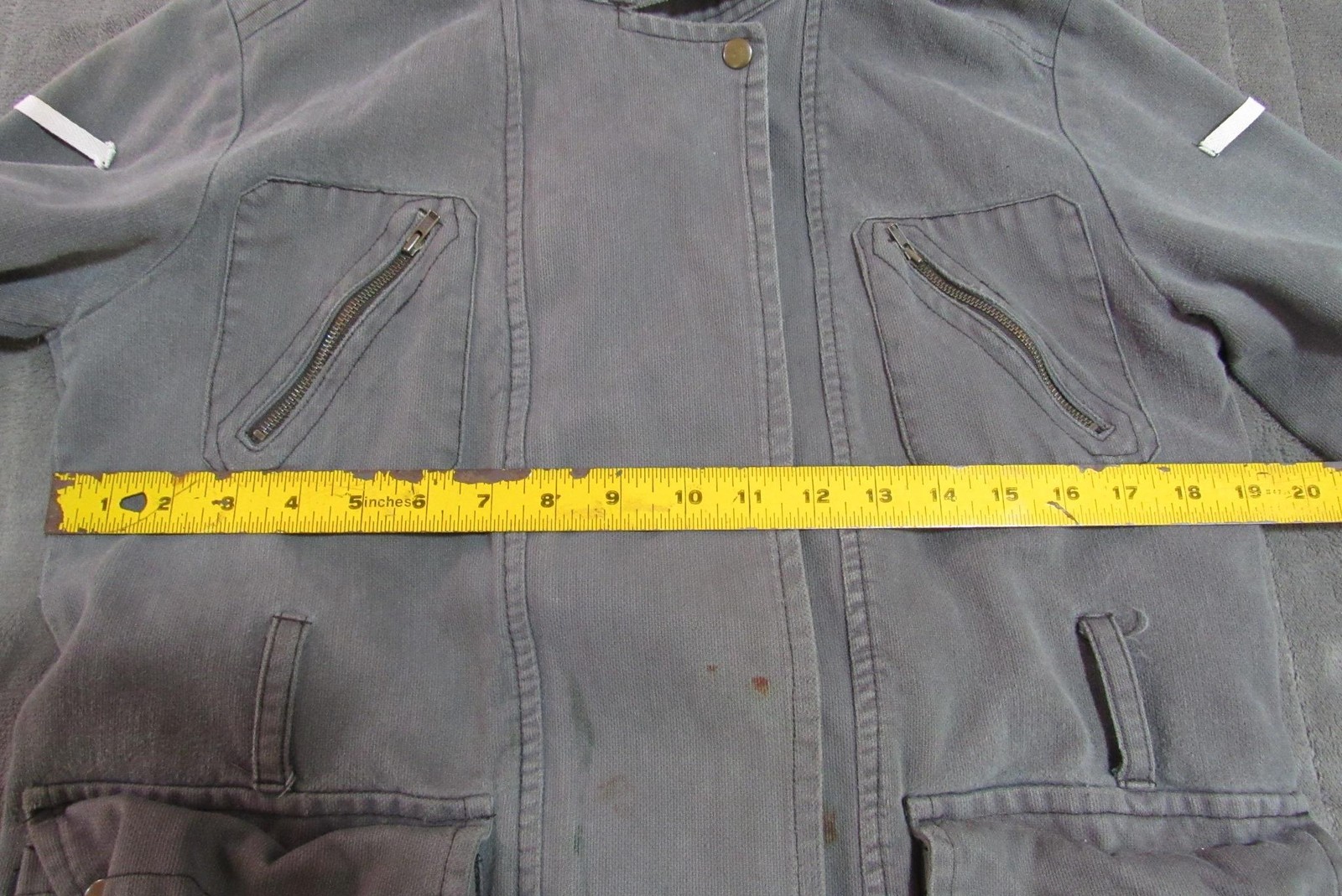 System Action Jacket Womens Medium Gray Hooded Pa… - image 5