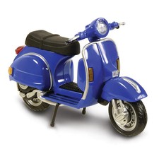 Toyway Scooter Die Cast Metal Model Motorcycle Blue Collectible 11.5cm