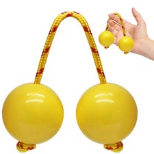 2 Pair Aslatua Shakers Kashaka Shaker Instrument, African Rhythmic Ball Hand ...