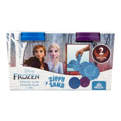 Disney Zippy Sand 98% Meersand 2% Polymer Clean Fun ungiftig Therapie Spielzeug 2X200g