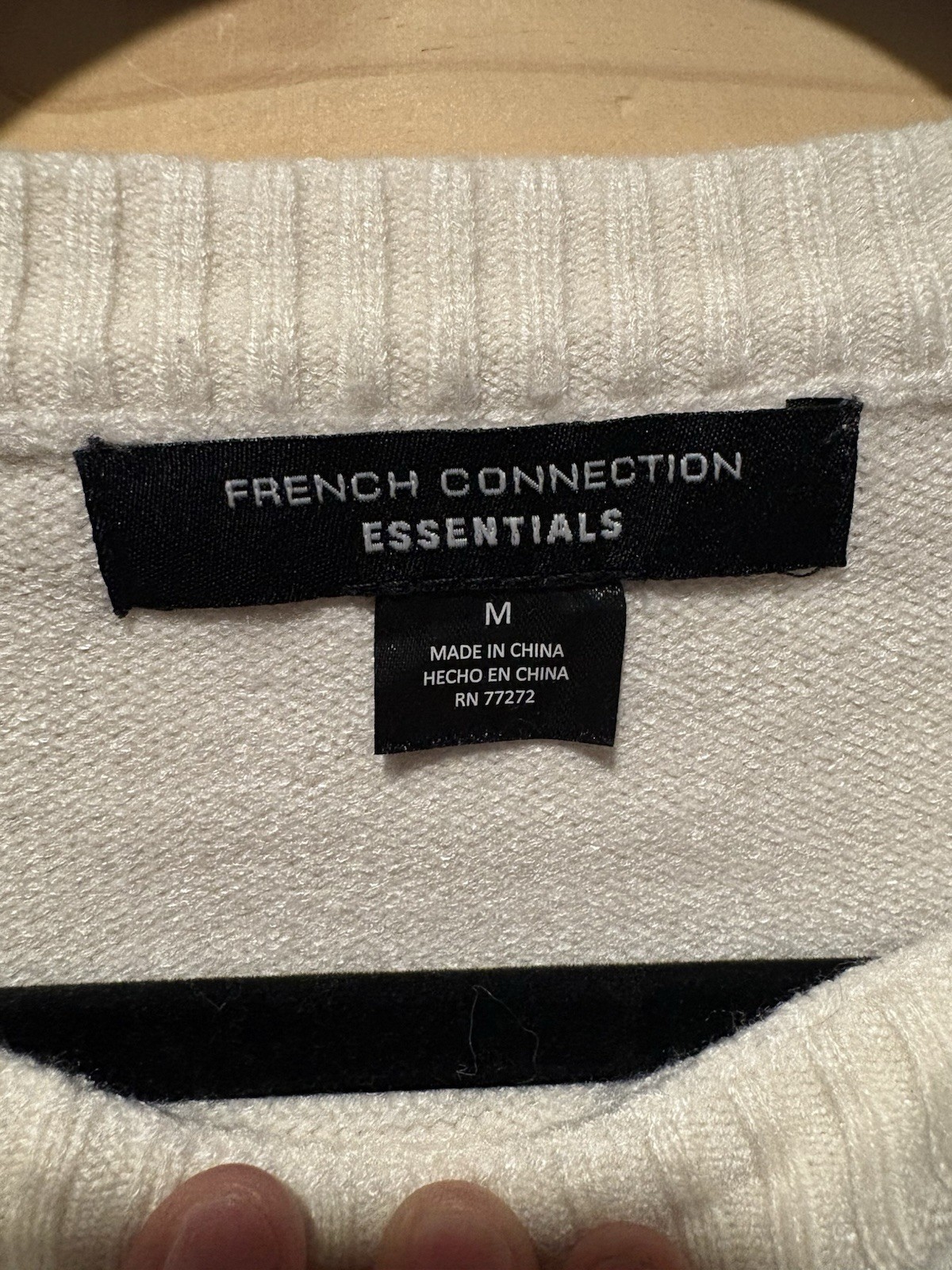 French Connection Essentials White and Black Stri… - image 5