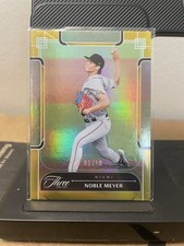 Panini 2024 Three and Two Noble Meyer Rookie Holo Gold /10 #72 Marlins
