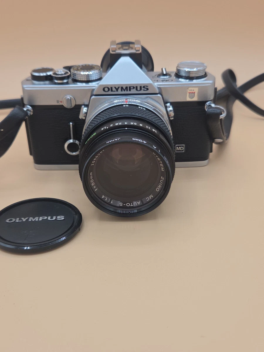 【美品】オリンパス　OM-1N シルバー　50mmF1.8レンズ、本革ケース付き Olympus Om 1n for sale - eBay