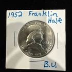 1952 Franklin Half Dollar, BU. Brilliant Coin.