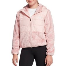 The North Face Girls SHERPA Mashup Hoodie Pink VGUC LG 14/16