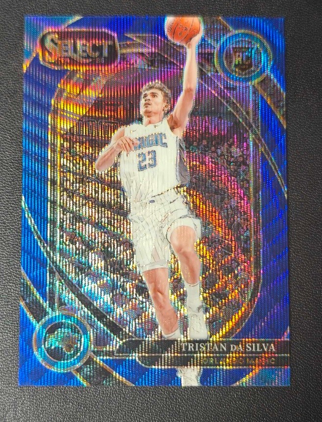 Tristan da Silva 2024-25 Panini Select Courtside Blue Wave RC 07/75 #272