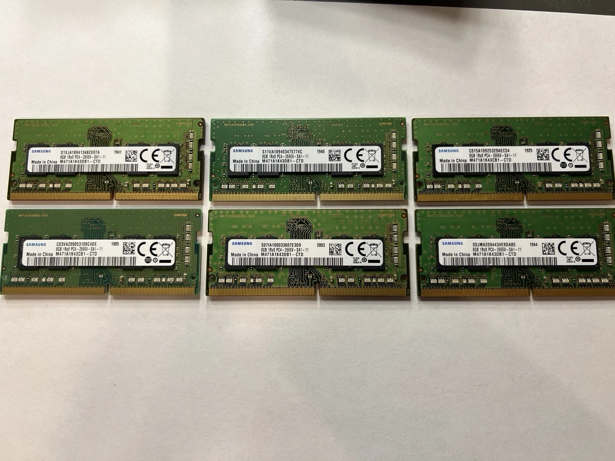 Samsung PC4-21300 (DDR4-2666) Bus Speed Computer RAM 8 GB Capacity