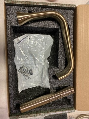 Brizo T70367-GL Allaria Luxe Gold Tub Filler Trim & Shower - No Body/Union