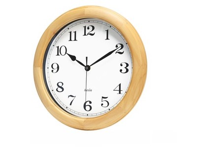 Kesin Wooden Wall Clocks 14 Inch Silent Wall Clock Large Decorative Battery Oper