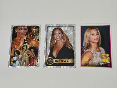 3 x verschiedene Beyoncé Sticker - Panini POPSTARS 2025 - 66, 107, 134 - MUSIK