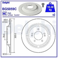 2X Bremsscheibe Hinten FüR KIA Soul SK3 19 Bis 26 Delphi G4FJ QualitäT