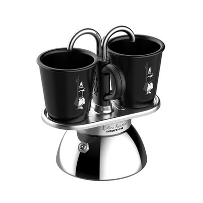 8006363036009 Bialetti - Set Mini Express Induction 2tz Black + 2 Cups Bialetti