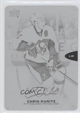 2016-17 Upper Deck MVP Printing Plate Black 1/1 Chris Kunitz #178 0c3